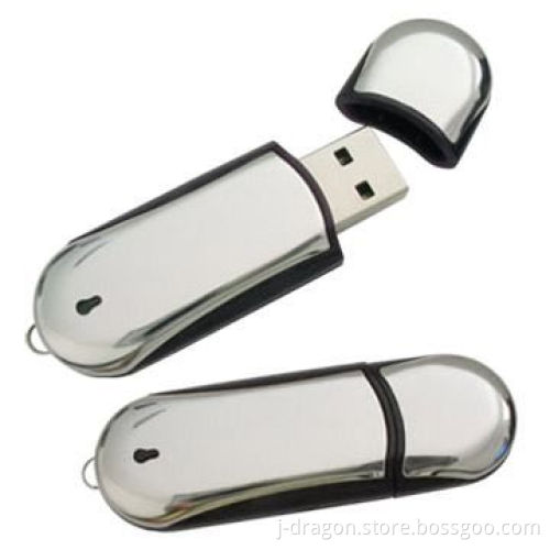 Metal USB Drive with 1 to 32GB Storage Capacity, Laser Logo Service and CE/FCC Marks